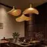 Straw Hat Rattan Woven Pendant Light - Natural