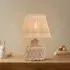 Table Lamp - Pink, Rattan