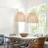 TerraBell Dome Pendant Light - Natural, Rattan