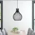 Wire Cage Pendant Light - Black, Iron