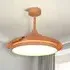 Woodleaf 55cm Ceiling Fan Light - Brown, Iron