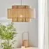 Woven Pendant Light Fixture - Natural, Rattan