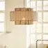 Woven Pendant Light Fixture - Natural, Rattan