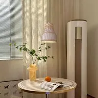 Woven Pendant Light - White, Rattan