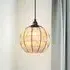 Woven Sphere Pendant Light - Natural, Rattan