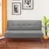 2-Seater Convertible Sofa Bed - Fabric