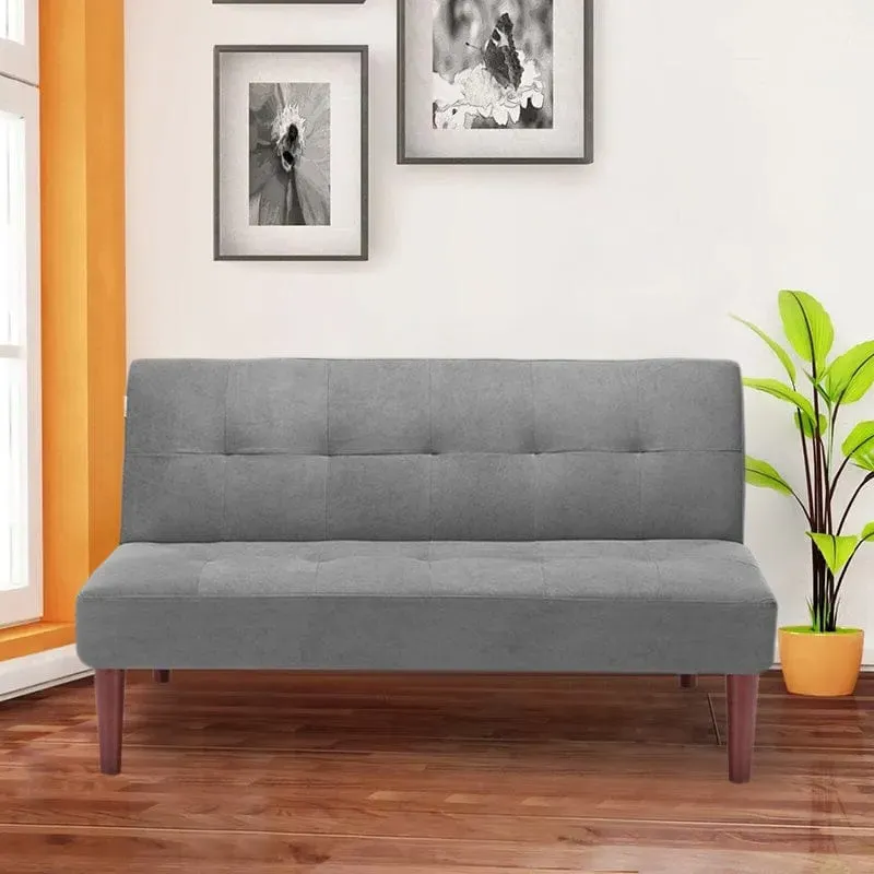 2-Seater Convertible Sofa Bed - Fabric