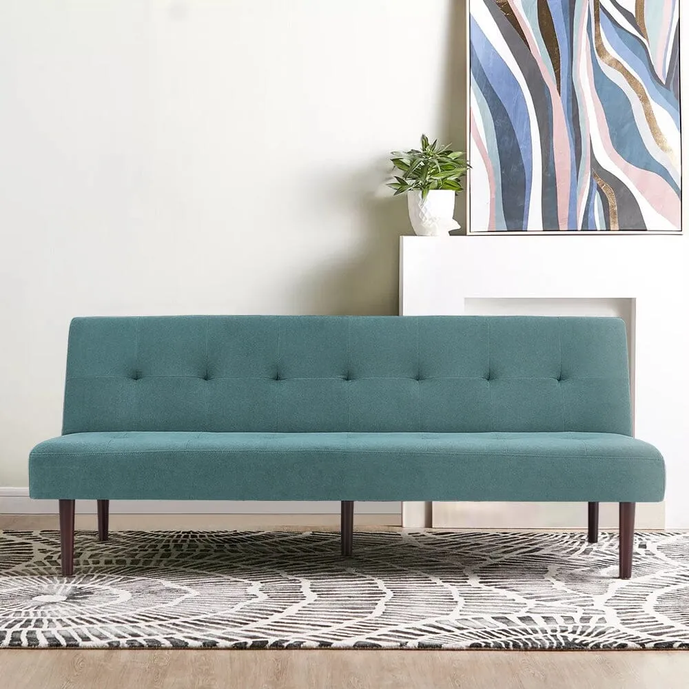 2-Seater Fold-Out Sofa Bed - Grey, Towelling product