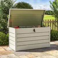 350L Garden Storage Box with Lock - Steel