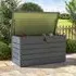 350L Garden Storage Box with Lock - Steel