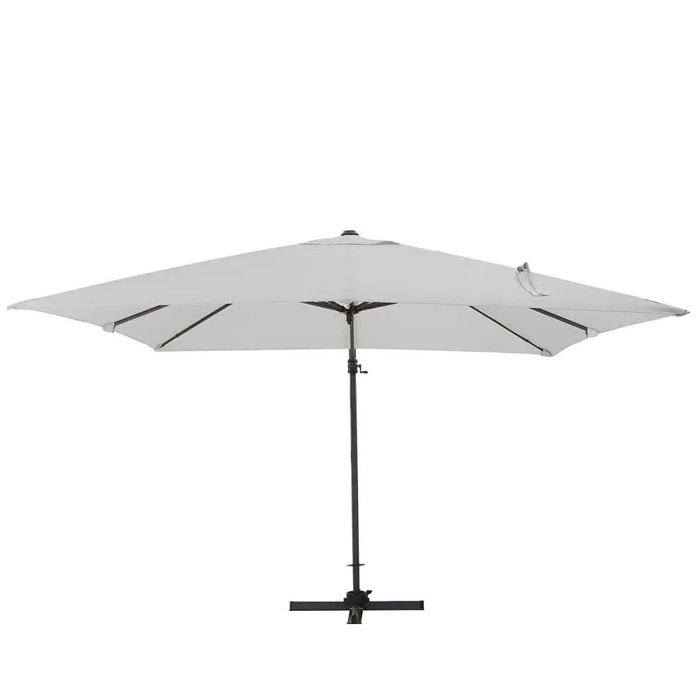 3x3M Cantilever Garden Parasol with Cross Base - Polyester image