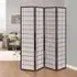 4-Panel Folding Room Divider Screen - Natural, Solid Wood