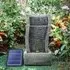50cm Waterfall Garden Water Feature with LED - Slate Effect