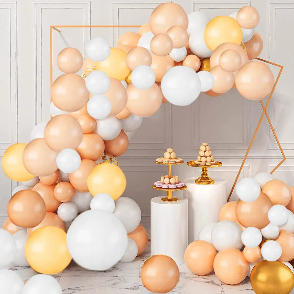 50pcs Balloon Combination Set 4 - White, Latex product