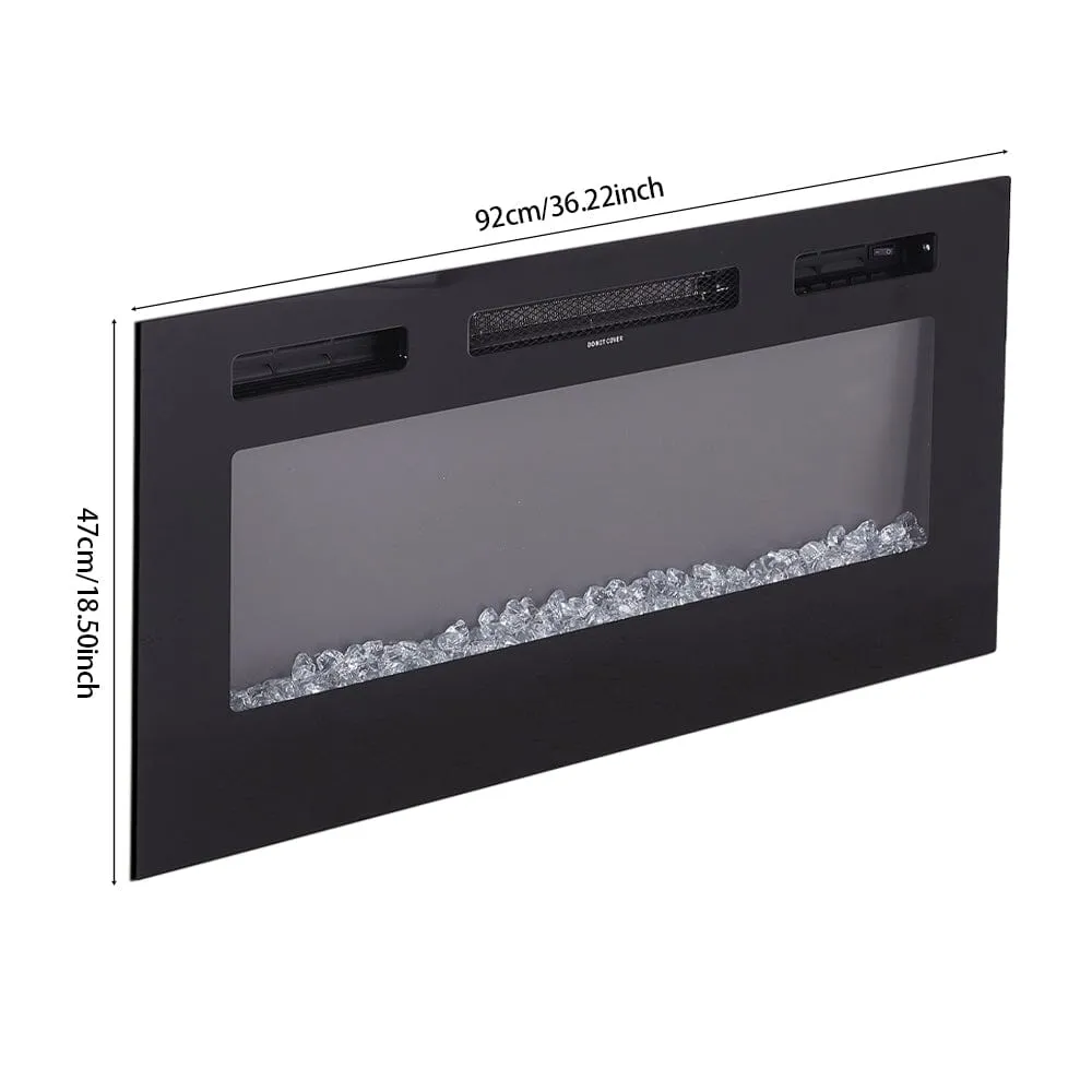 70-Inch TV Stand with 12-Colour LED Electric Fireplace - MDF product