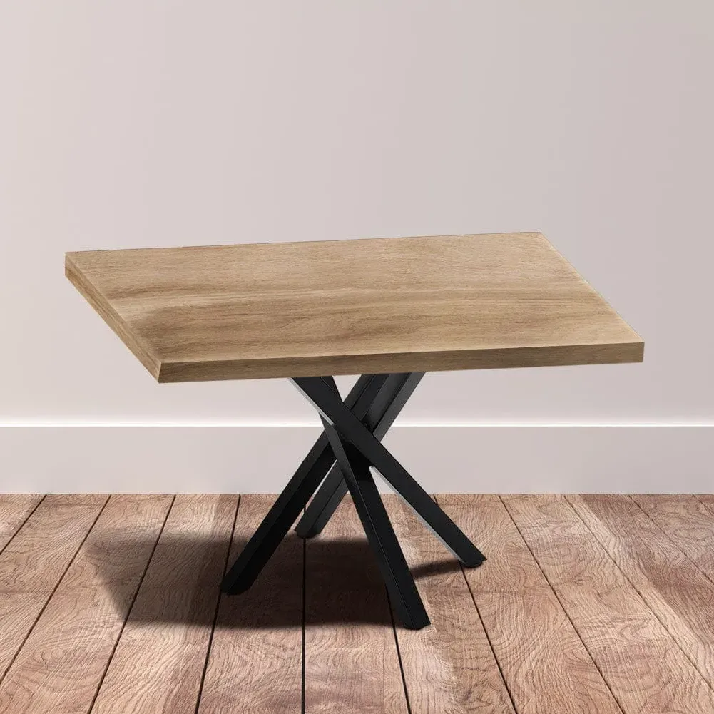 75cm Criss Cross Metal Coffee Table Legs - Black image