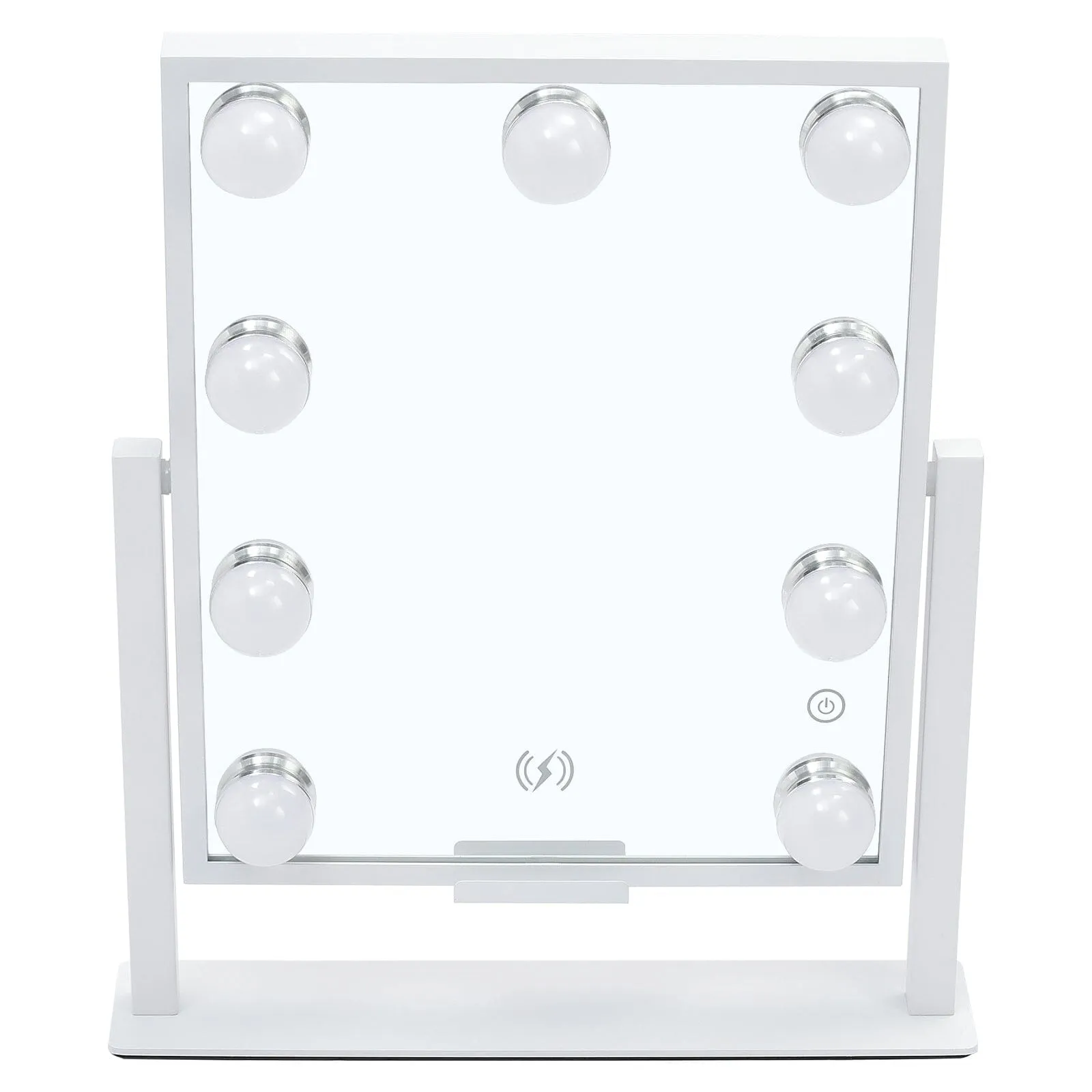 Adjustable LED Vanity Mirror with Touch Control - Rose Gold