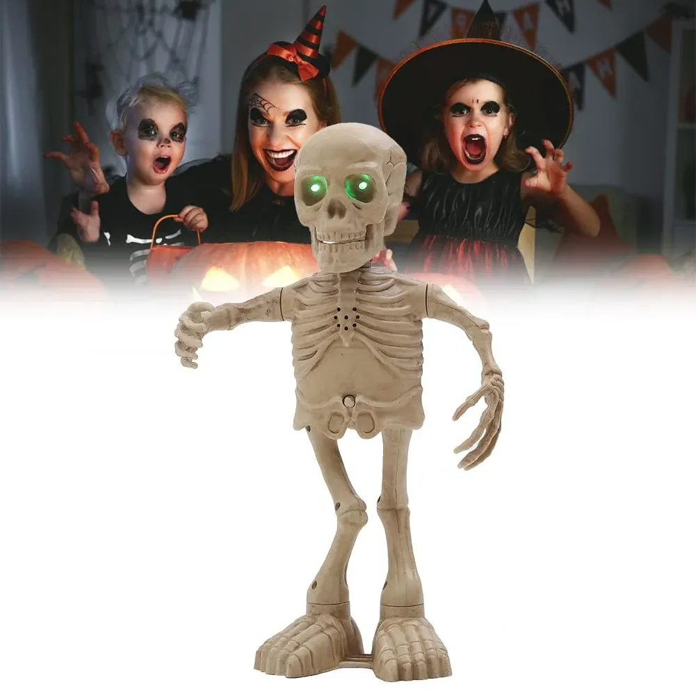 Animated Singing & Dancing Skeleton with Light-Up Effects product