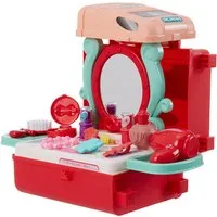 Bus-Themed Vanity Table with Mirror - Multicoloured, MDF alternate view