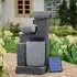 Cascading Garden Fountain with LED Light - Solar Powered