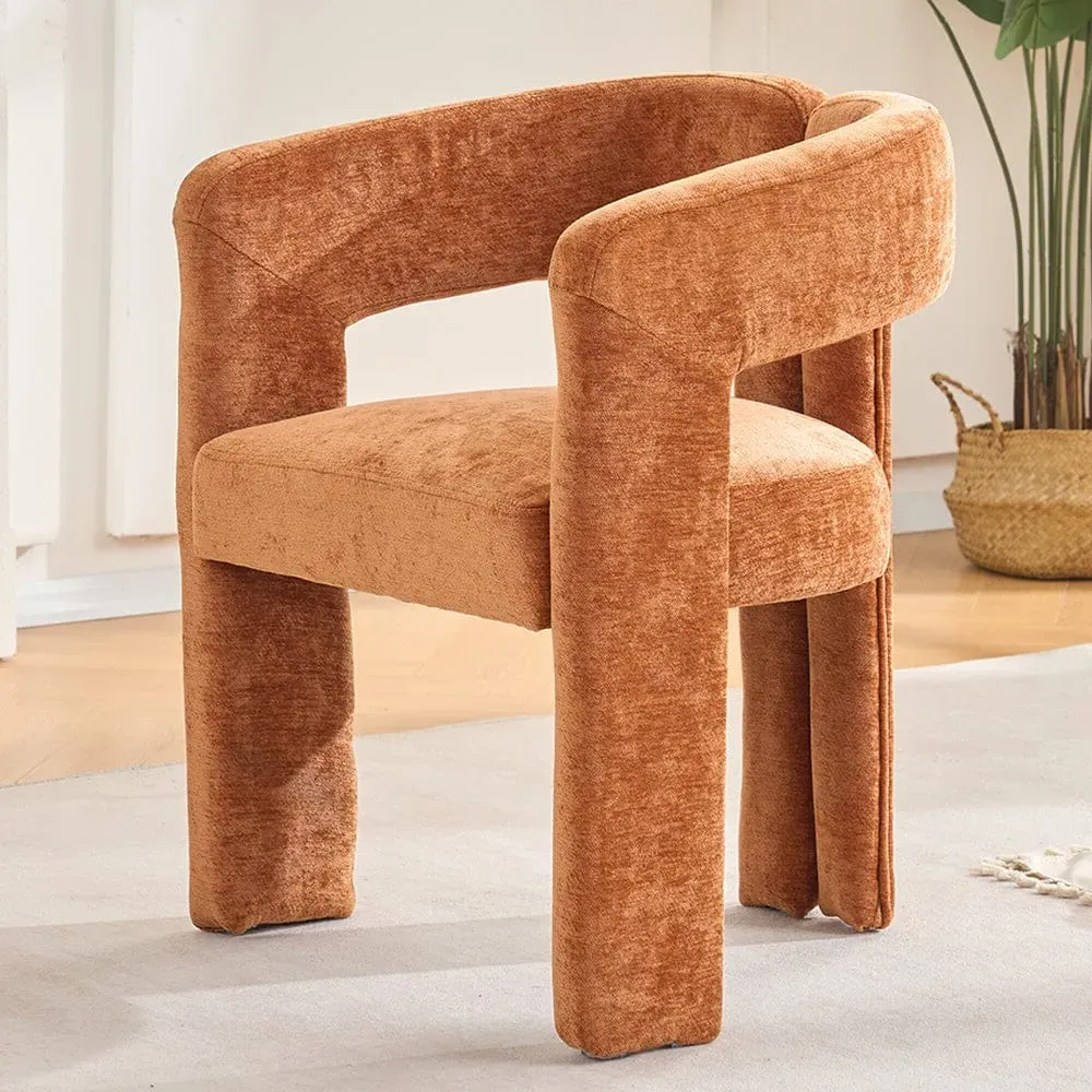 Chenille Leisure Chair with Removable Cushion product