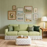 Cottonfy Country Check Sofa with Removable Covers - Cotton