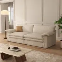 Cottonfy Modular Sofa with Detachable Design - Lambswool