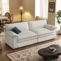 Cottonfy Modular Sofa with Detachable Design - Lambswool