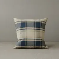 Cottonfy Square Cushion - Dark Blue, Cotton Linen