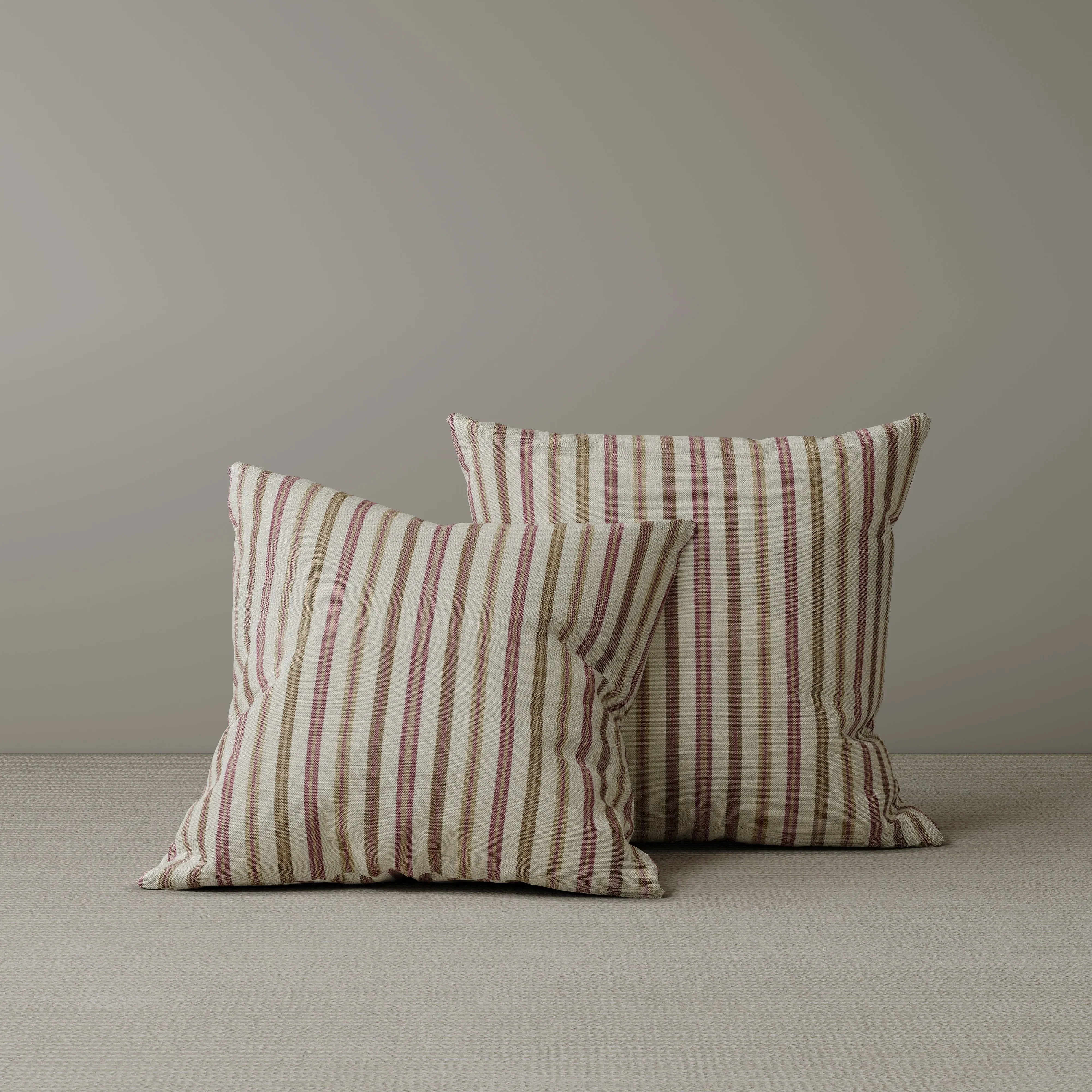 Cottonfy Square Cushion - Red, Cotton Linen