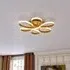 Golden Frame LED Chandelier Ceiling Light - Gold, Aluminum