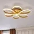 Golden Frame LED Chandelier Ceiling Light - Gold, Aluminum