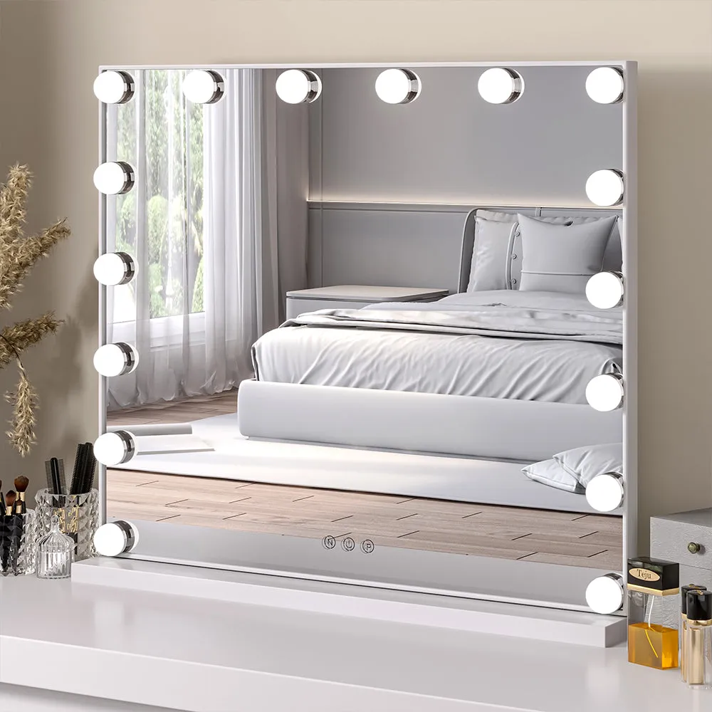 Hollywood Vanity Mirror with LED Lights - Metal