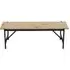 Indoor/Outdoor Entryway Dining Bench - Natural, Particleboard