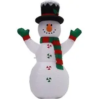Inflatable Snowman Christmas Decoration - 120cm alternate view