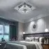 Lightsin 2-Tier LED Ceiling Light - Chrome, Crystal