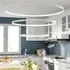 Lightsin 3 Circle Ring LED Pendant Light - White