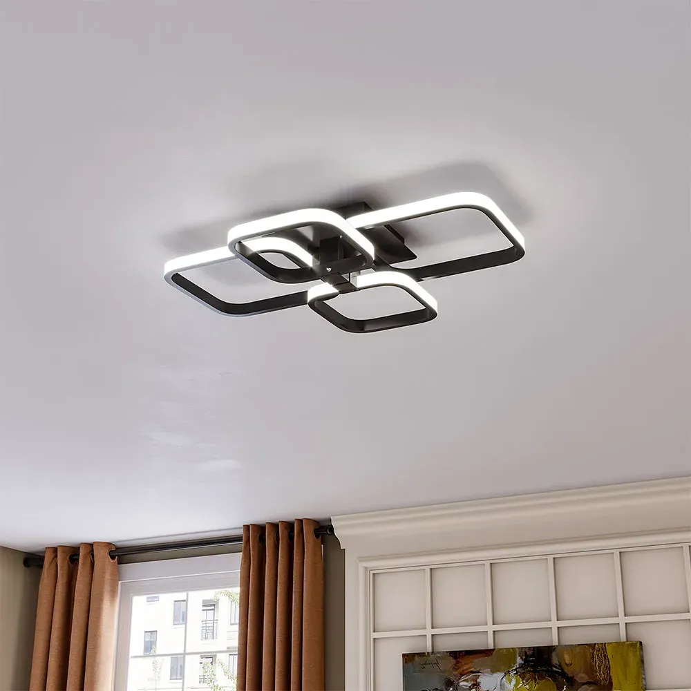 Lightsin 4-Head LED Ceiling Light - Black image