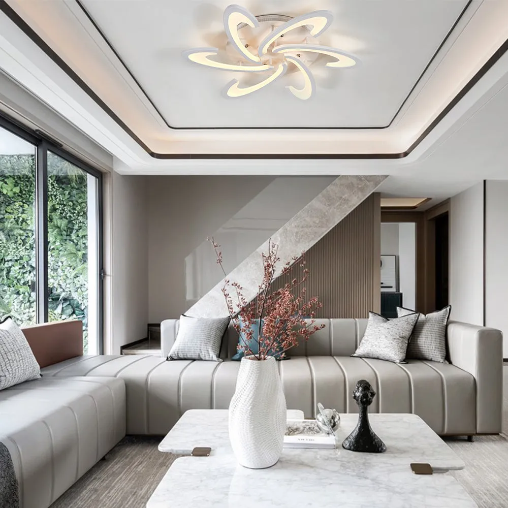 Lightsin 73cm Round LED Ceiling Light - Acrylic, Iron product