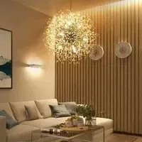 Lightsin 8 Light Sputnik Pendant Light - Chrome, Crystal