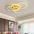 Lightsin Circle LED Ceiling Light with Dimmable - Gold