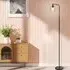 Lightsin Floor Lamp with Glass Lampshade - Black