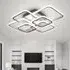 Lightsin LED Ceiling Light with Square Lampshades - Steel, Acrylic