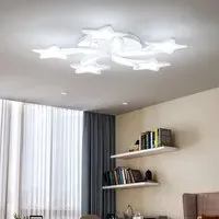 Lightsin LED Ceiling Light with Star Lampshades - White