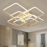Lightsin Square LED Ceiling Light with Remote Control - White