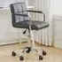 Low Back Office Chair with Chrome Base - Faux Leather