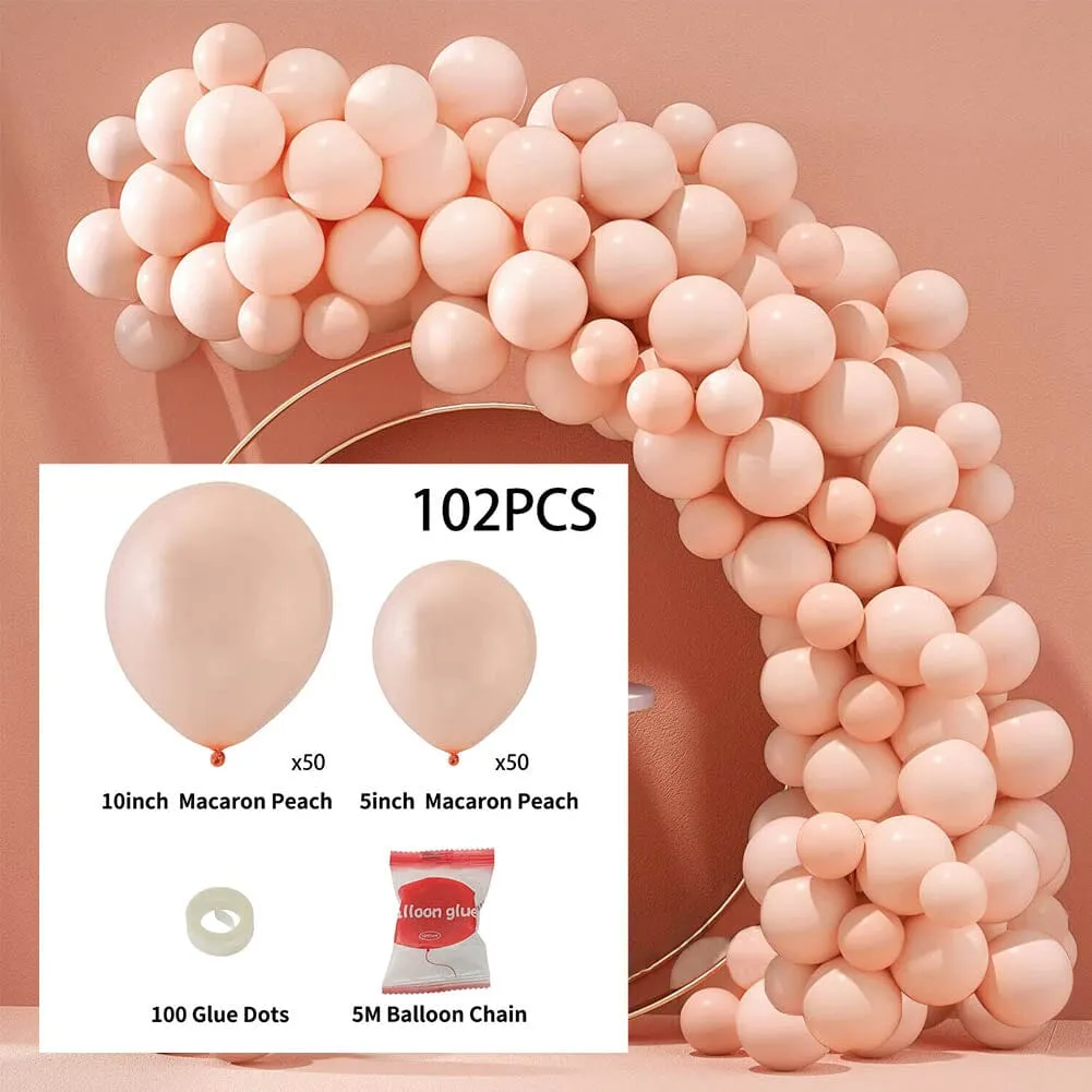Macaron Solid Colour Balloon Garland Kit - Latex product
