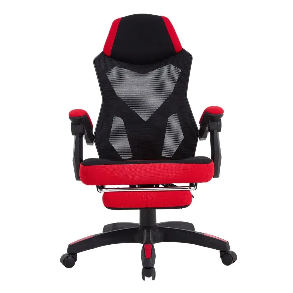 Mesh Gaming Chair with Footrest & Linkage Armrests product