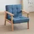 MINI Single Children's Sofa - Blue, Linen