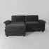 Modular Sofa Set with Ottoman - Blue, Chenille